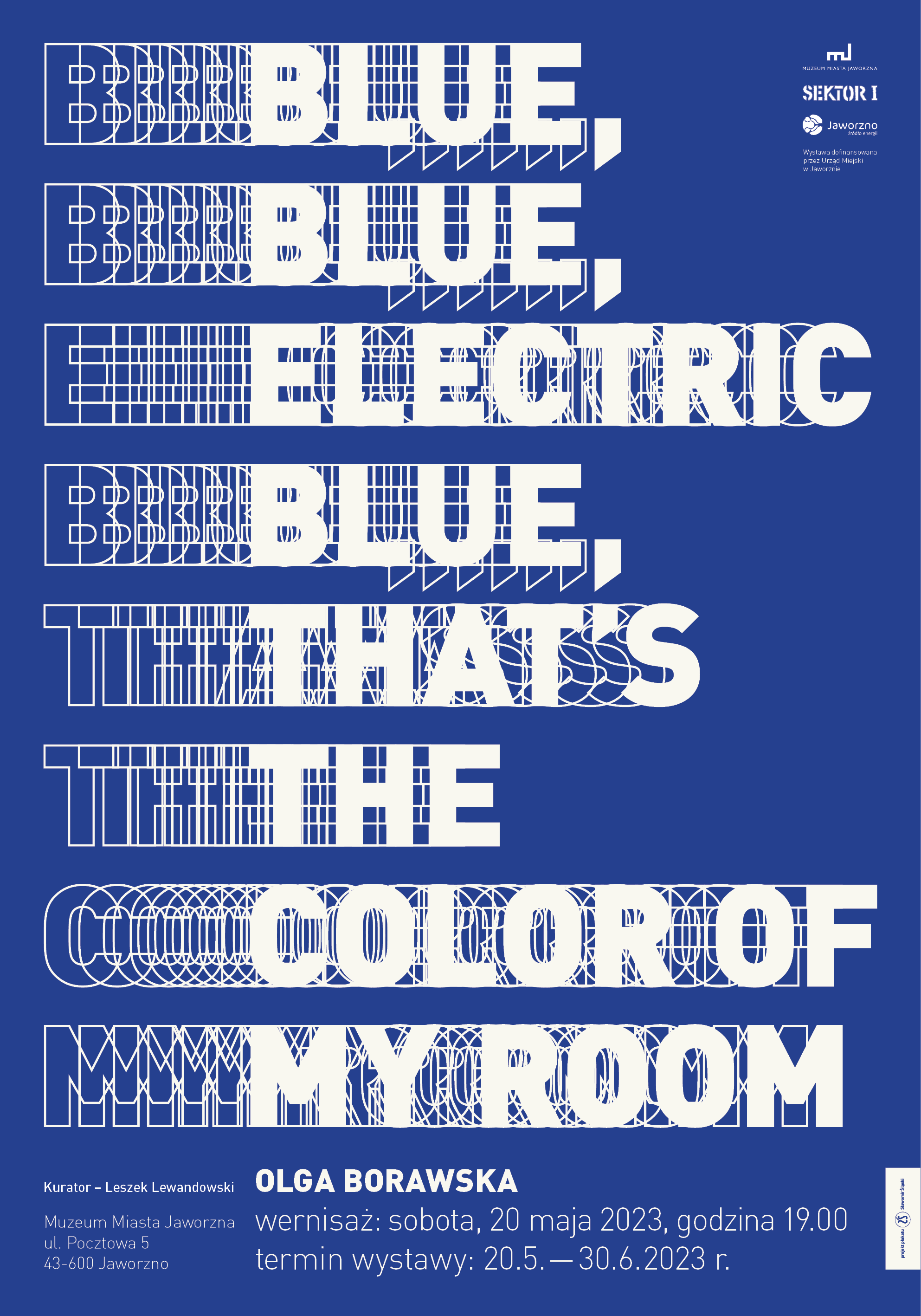 Blue, blue, electric blue…